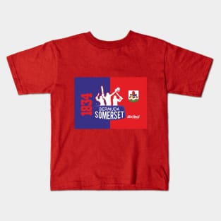 SOMERSET CUPMATCH TIME Kids T-Shirt